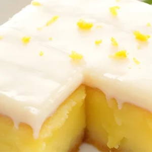 Glazed Lemon Brownie Recipe