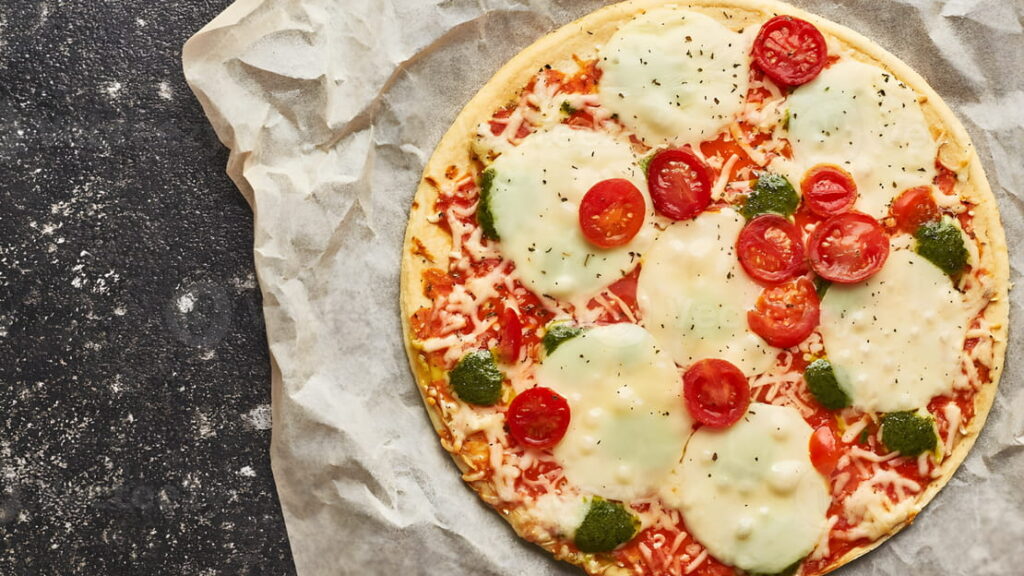 Air fryer tortilla pizza