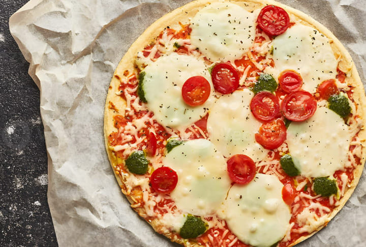Air fryer tortilla pizza