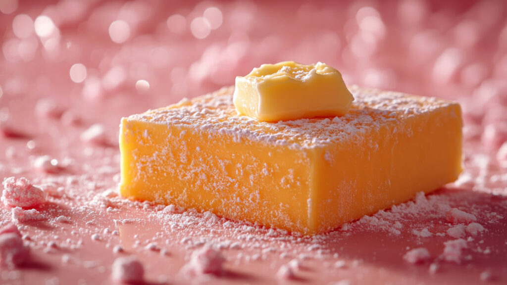 Glazed Lemon Brownies Blondie