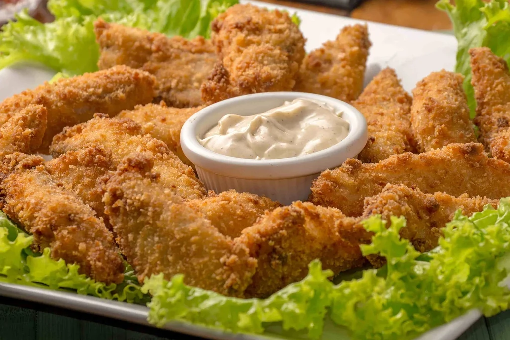Homemade air fryer chicken nuggets