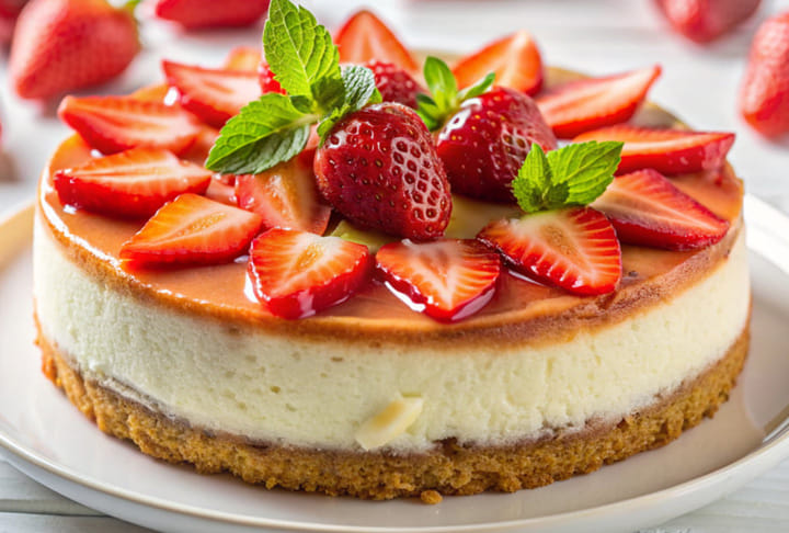 Super strawberry cheesecake