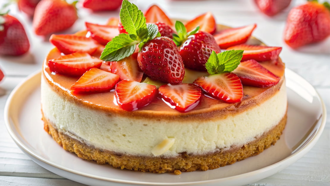 Super strawberry cheesecake