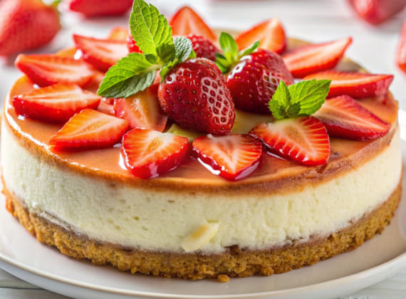 Super strawberry cheesecake homepage