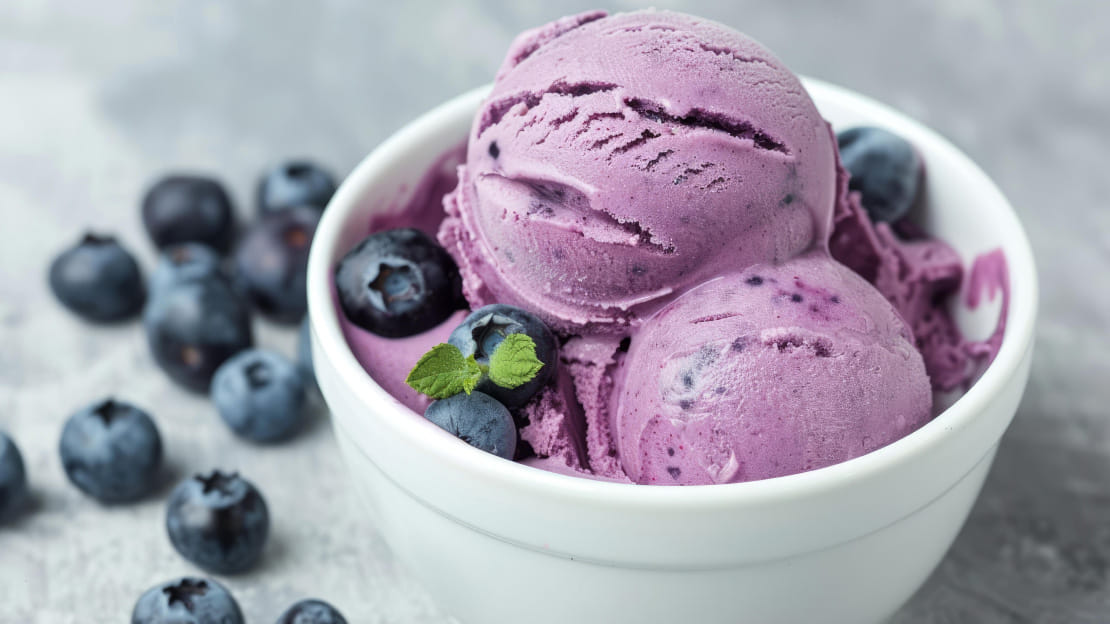 Blueberry Ice Cream