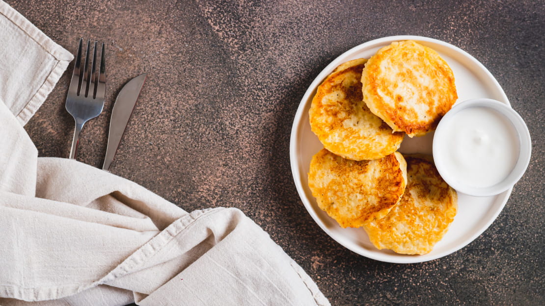 Cheesy Potato Pancakes
