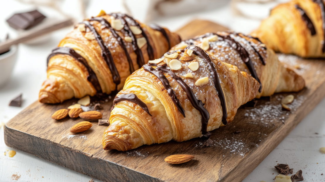 Chocolate croissants recipe