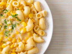 Creamy corn pasta
