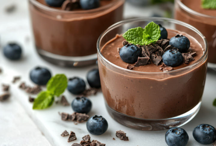 Vegan chocolate mousse