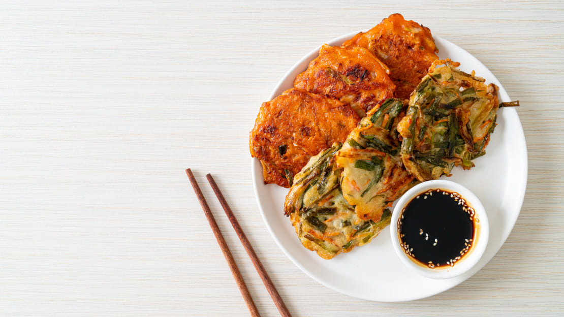 Korean Veggie Pancake Recipe