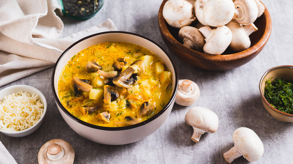 Mushroom and Potato Soup