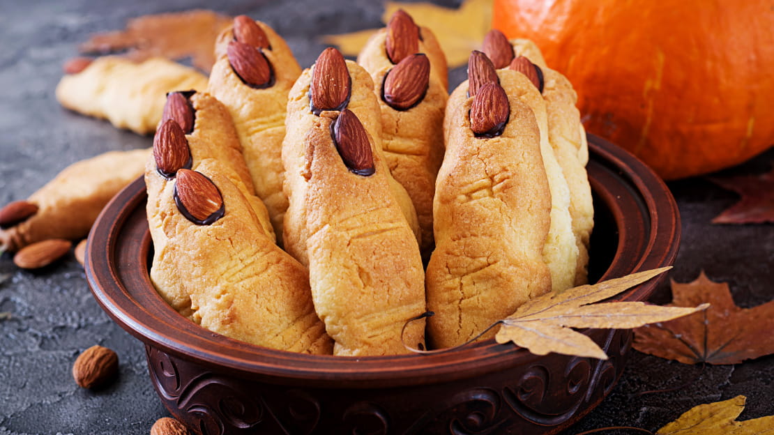 Witch Finger Cookies Halloween