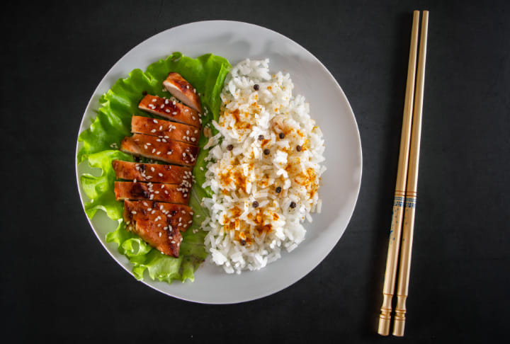 Chicken and Teriyaki Rice