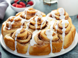 Frosted Cinnamon Roll
