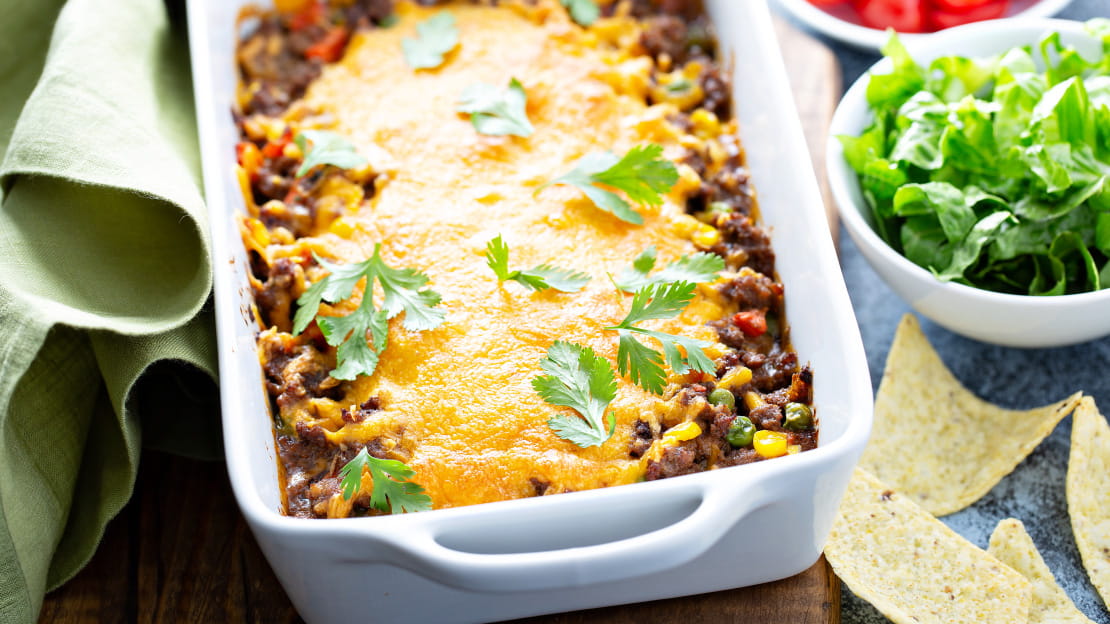 Mexican Ground Meat Casserole