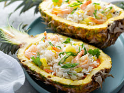Fried Rice In Pineapple