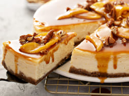 Apple and Caramel Cheesecake