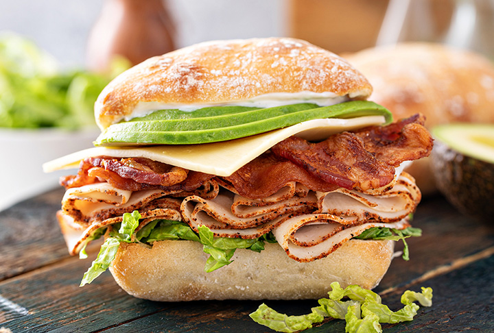 Avocado Turkey Sandwich