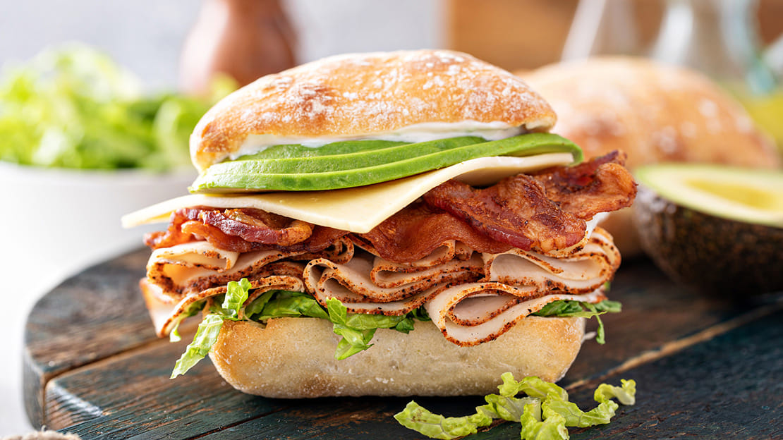 Avocado Turkey Sandwich