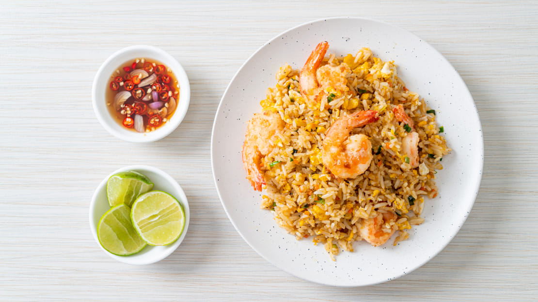Fried Shrimp With Rice