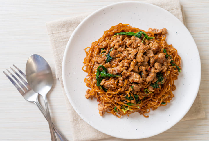 Stir Fried Instant Noodles