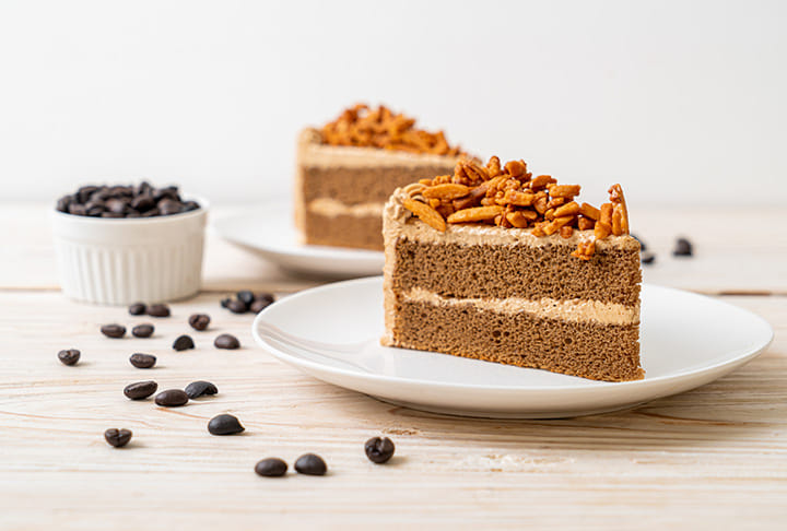 Coffee Almond Cake