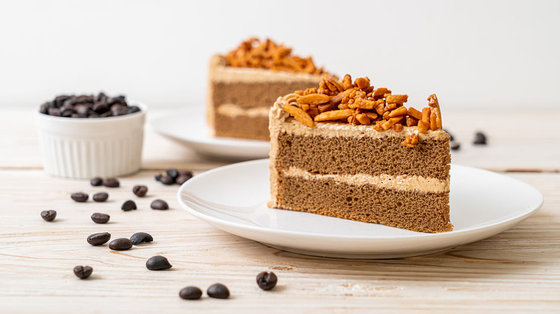 Coffee Almond Cake