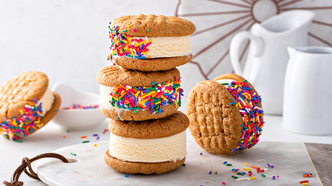 Ice Cream Cookie Sandwiches