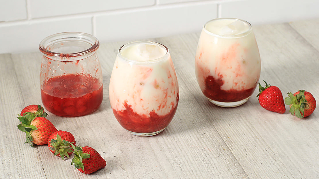 Korean Strawberry Milk