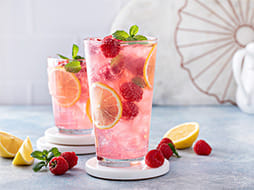 Simple Raspberry Lemonade