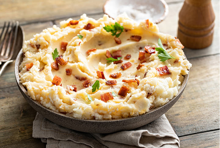 Bacon and Mashed Potatoes