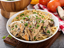 Chicken Marsala and Pasta