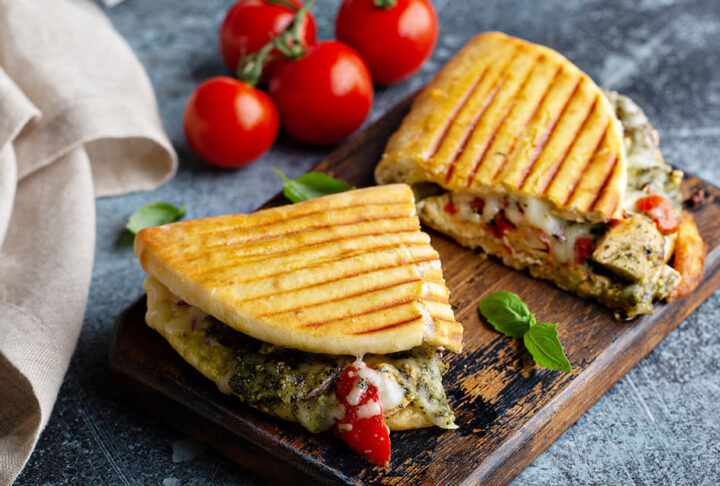 Chicken and Pesto Panini