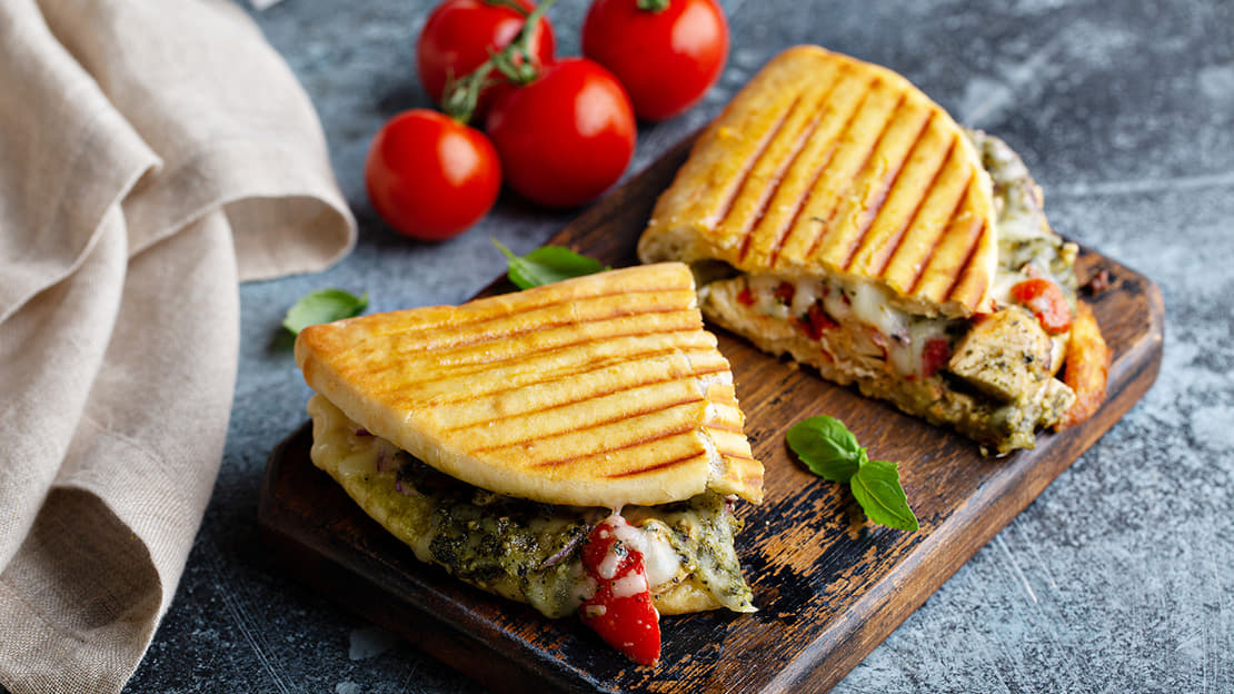 Chicken and Pesto Panini