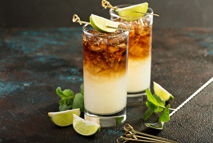 Dark Stormy Cocktail