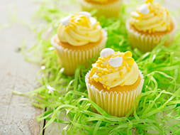 Lemon Cupcakes For Easter
