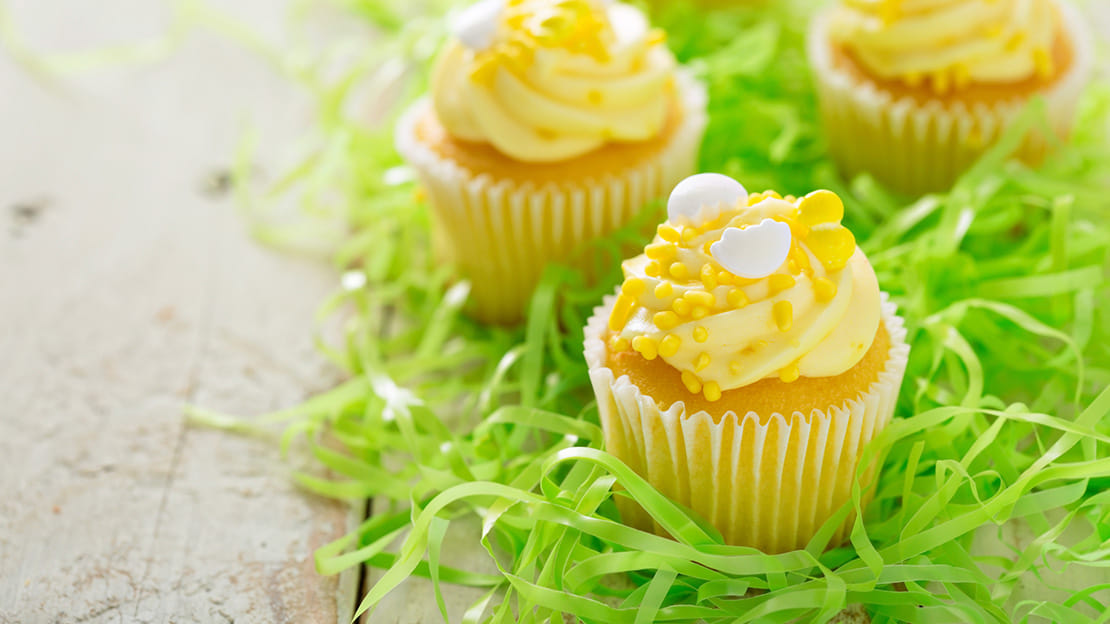 Lemon Cupcakes For Easter