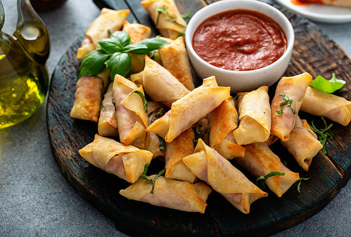 Mozzarella and Salami Sticks