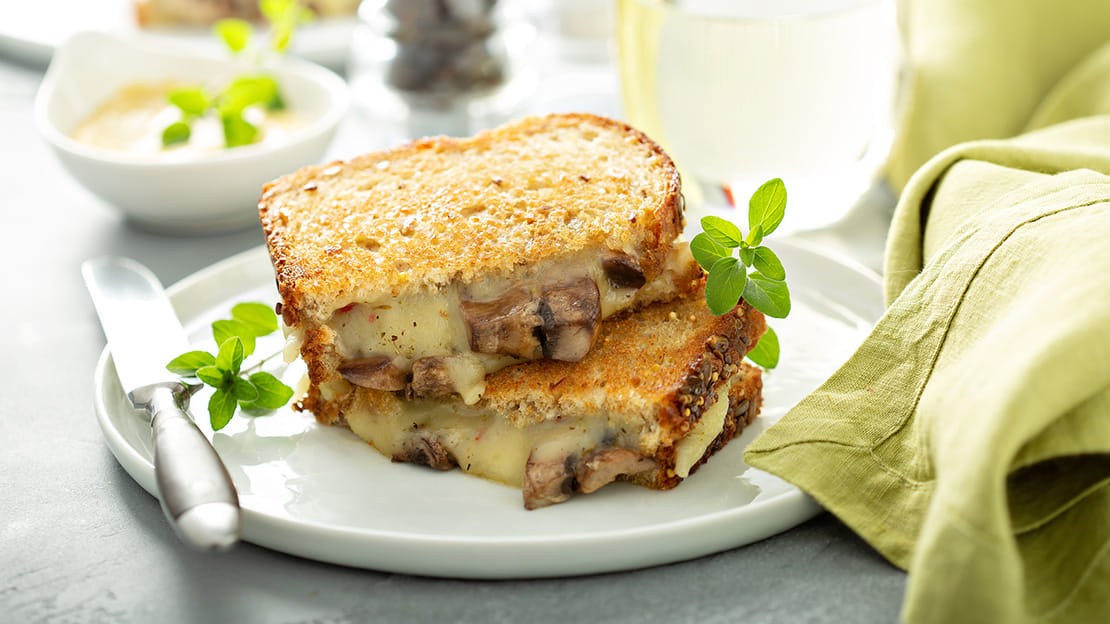 Mushroom Grilled Cheese