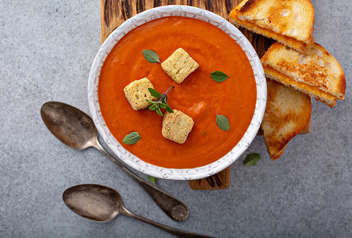 Tomato Soup and Grilled Cheese