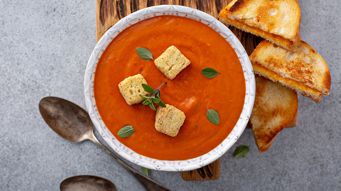 Tomato Soup and Grilled Cheese
