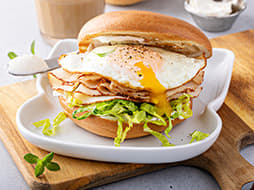 Bagel Turkey Sandwich