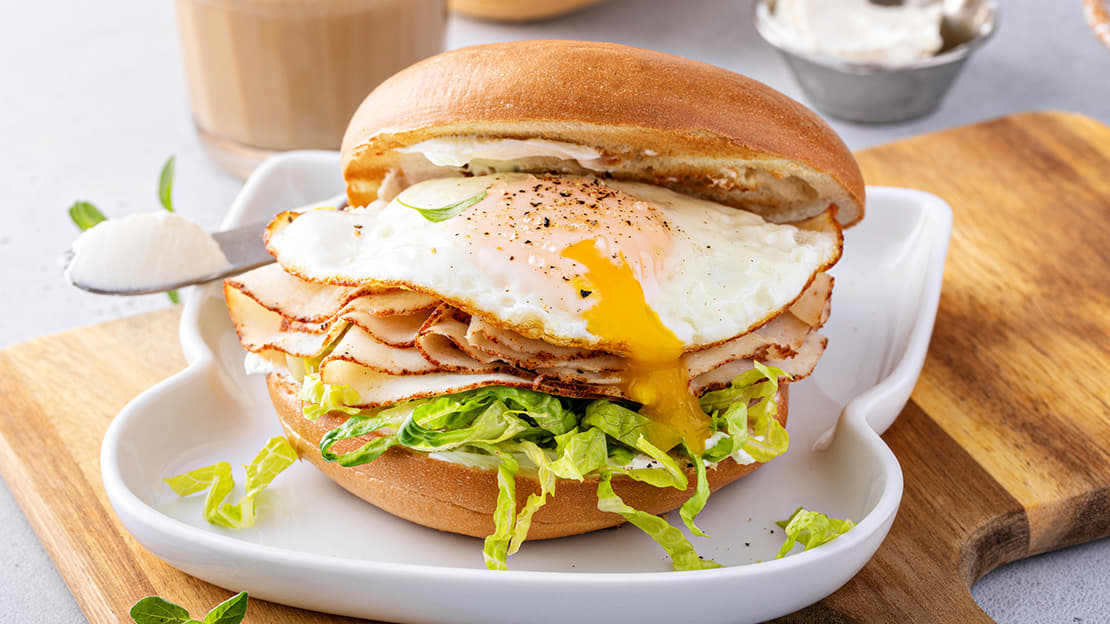 Bagel Turkey Sandwich