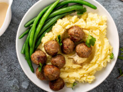 Mashed Potato and Meatballs