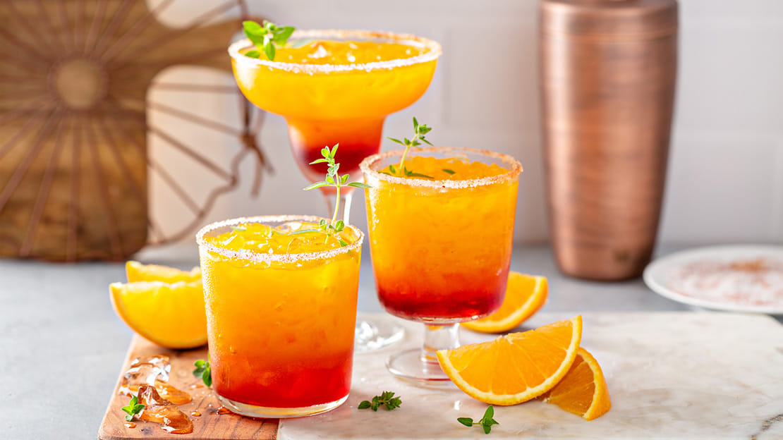 Tequila Sunrise Cocktail Drink