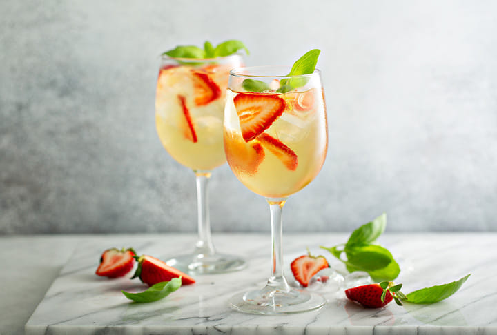 White Sangria Cocktail