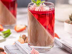 Chocolate Strawberry Pudding Cups