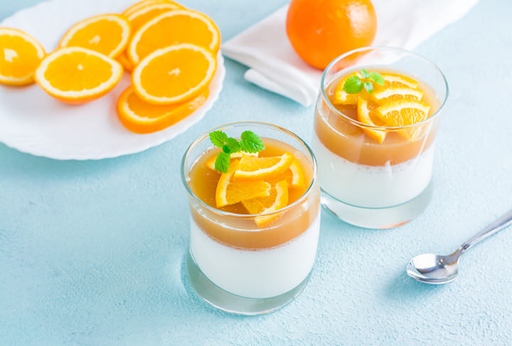 Orange Panna Cotta