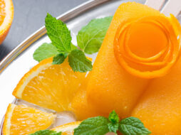 Orange Ice Popsicle