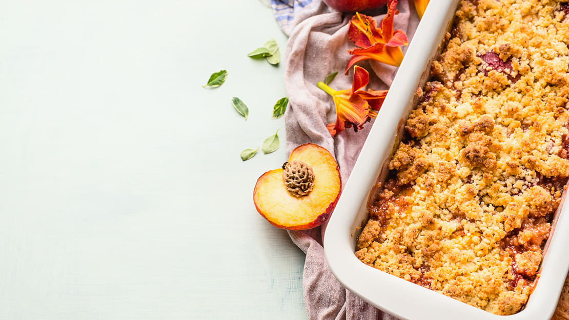 Peach Fruit Crisp Recipe
